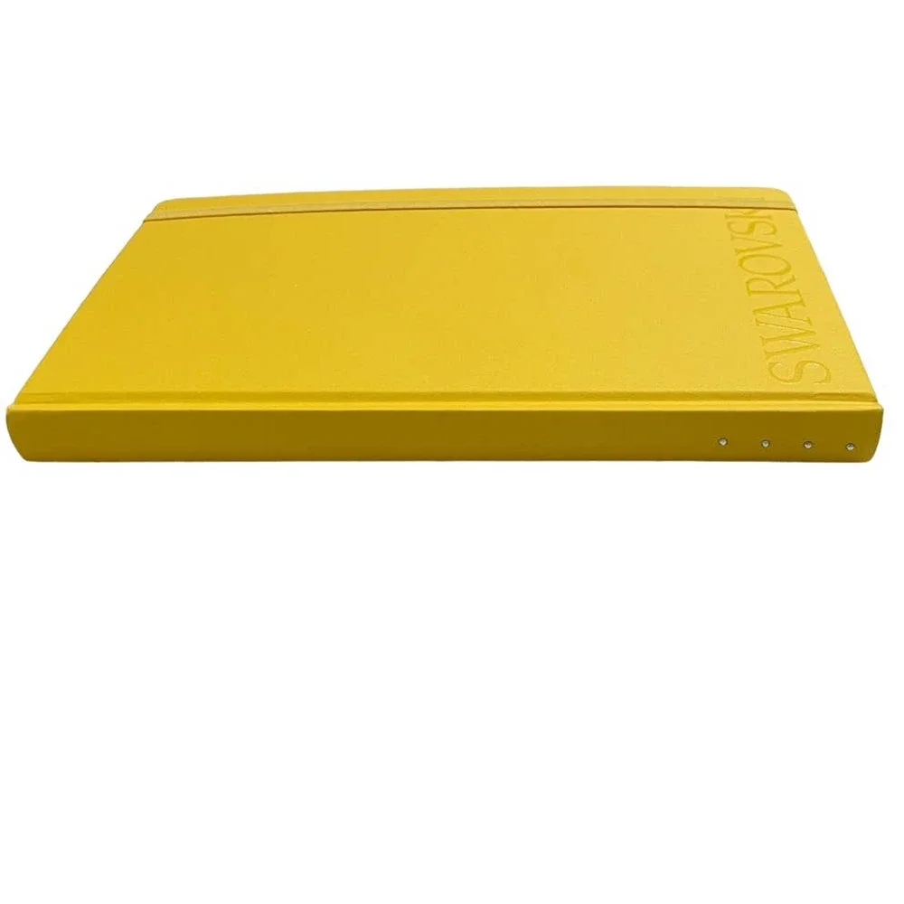 Swarovski notebook Blank Crystal Accents Yellow